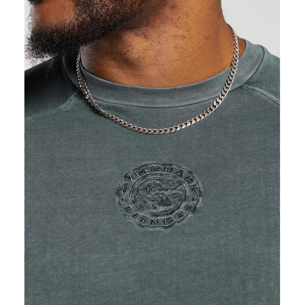 Gymshark Tricou Premium Legacy Cargo Turcoaz A6A7C TBQZ