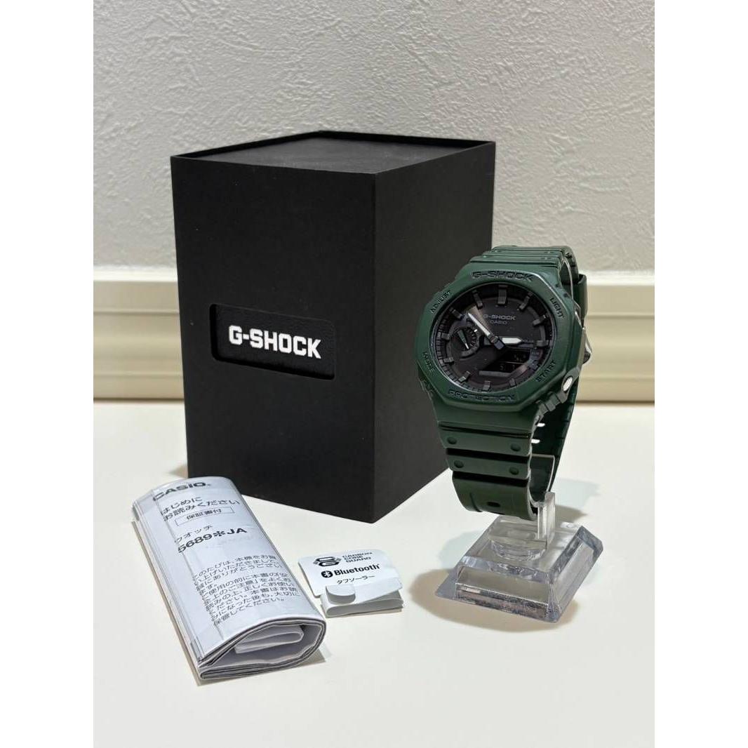 Used CASIO Casio G-SHOCK GA-B2100 Solar Green Watch Ana-Digi Working Item