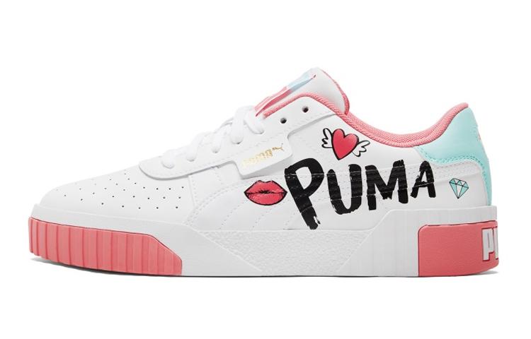 PUMA Амортизирующие Низкие Кеды для Скейтбординга Белые Подростковые 381934-01 36