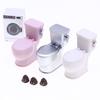 Interactive Flushing Sound Mini Toilet For Dollhouses 1/12 Scale Bathroom Set Detailed Simulation Home Decors Accessory