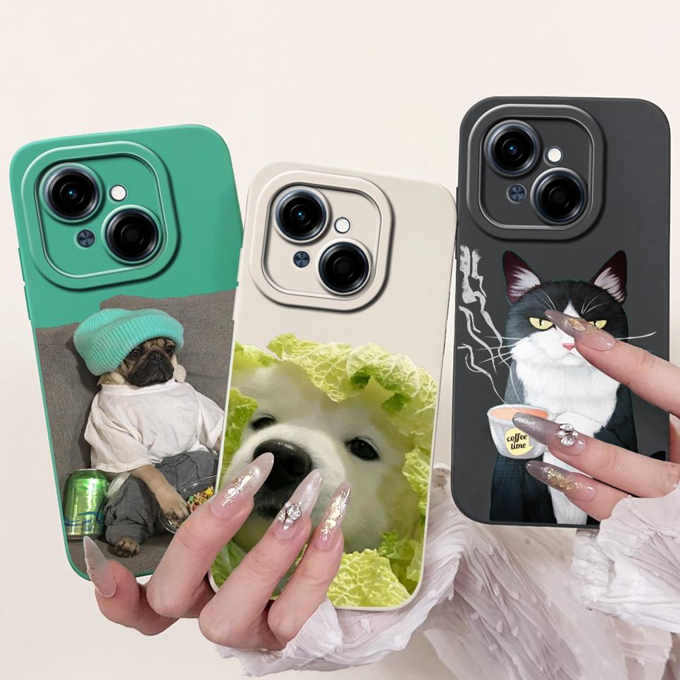 Cartoon Fashion Back Cover For Tecno Spark GO 2025 GO 1 Pop 9 Phone Case Silicone Soft TPU Dragon Astronaut Black Cat Funda Bag