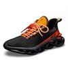 Fashion Running Shoes Men Flame Printed Sneakers Knit Athletic Sports Blade Cushioning Jogging Trainers Lightweight