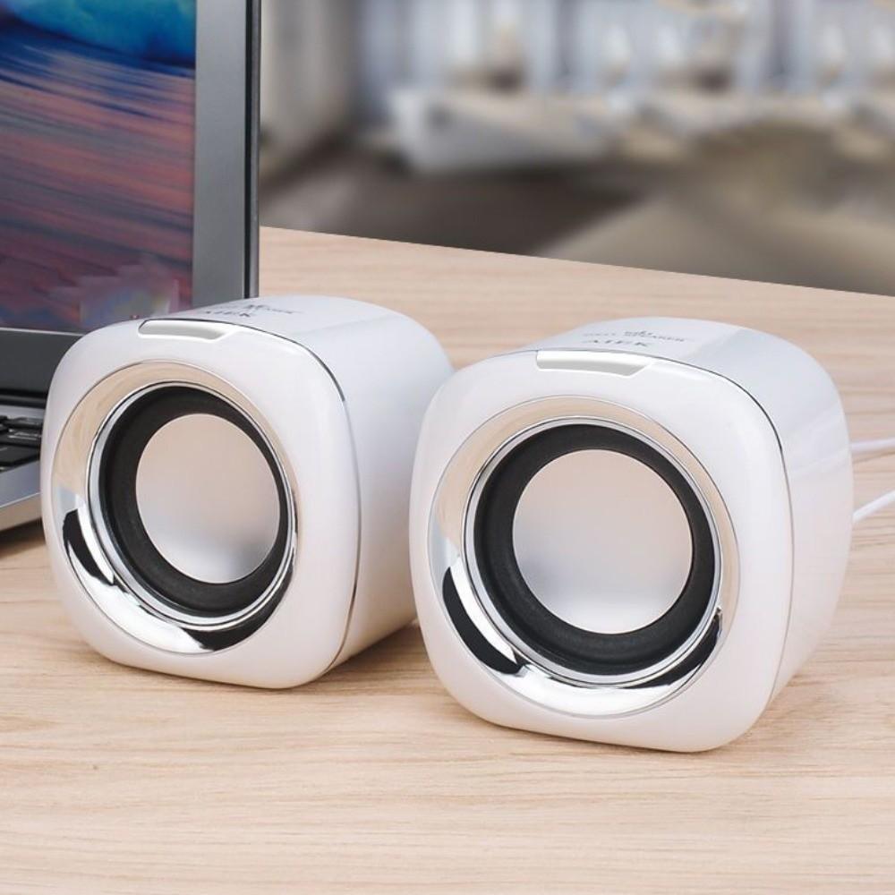 3.5mm Speaker Wired High Volume Stereo Mini Speaker Birthday Gift Wired Small Speaker Home Party