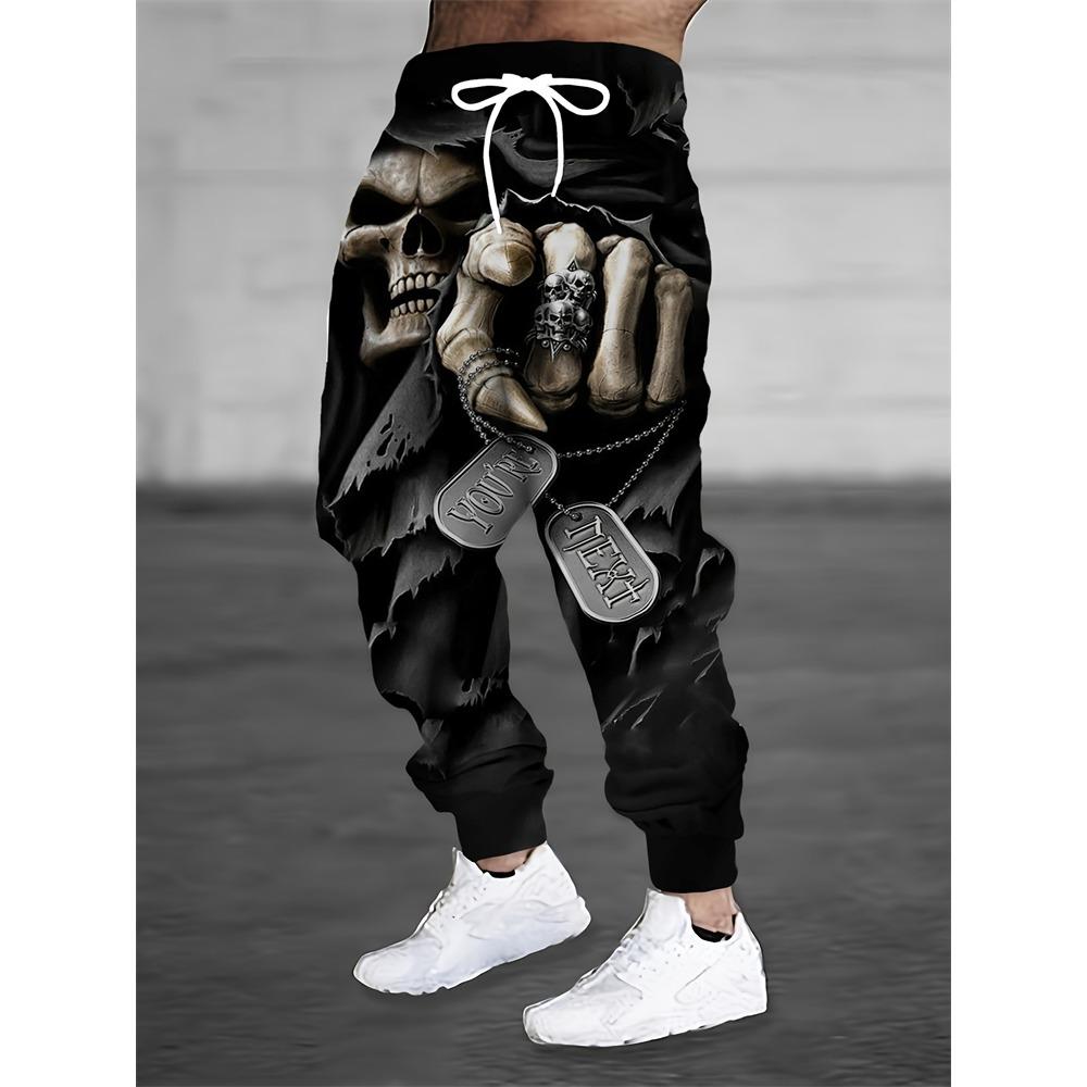 Men's Oversized Loose Sweatpants Autumn Comfortable Breathable Fashion Drawstring Pants Trendy Streetwear Drawstring Pants