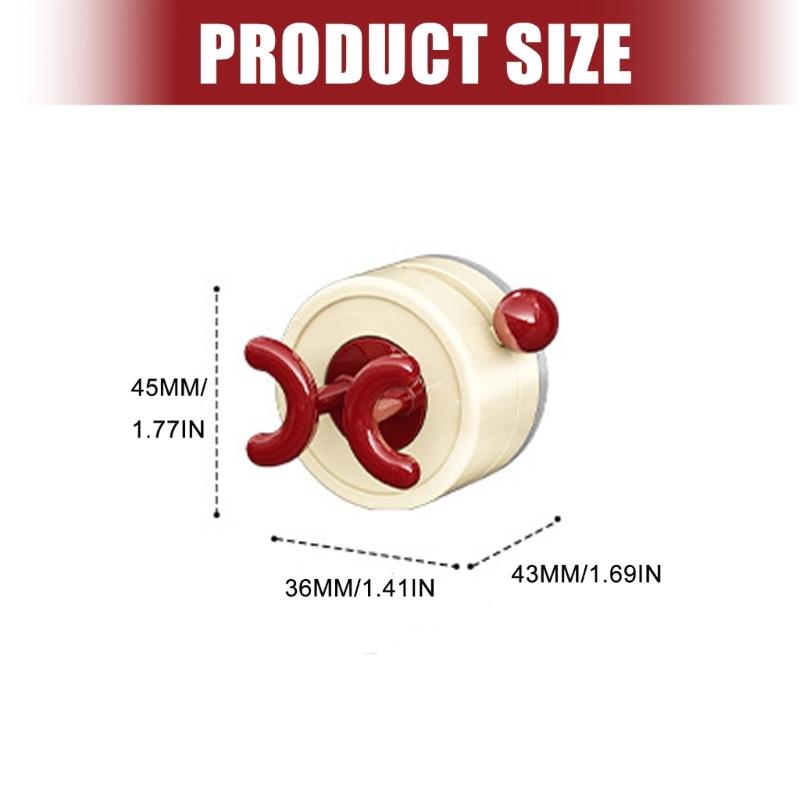Strong Adhesive Suction Cup Hook for Electrical Outlet Cables Without Drilling Wall Mount Kitchen Bathroom Organizers