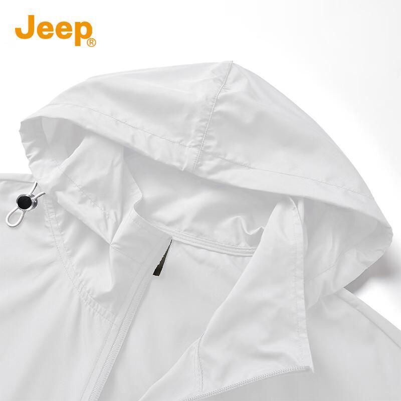 Jeep Men's UPF50+ Sun Protection Ice Silk Hoodie Jacket