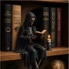 Ancient Chinese Scholar Cloak Figurine Resin Craft Halloween Decor Gift Friends Family