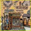 Diy Wooden Time Magic Club Cottage Dollhouse Miniature Model Kits With Warm Lights 3D Puzzle Handmade For Friends Birthday Gifts