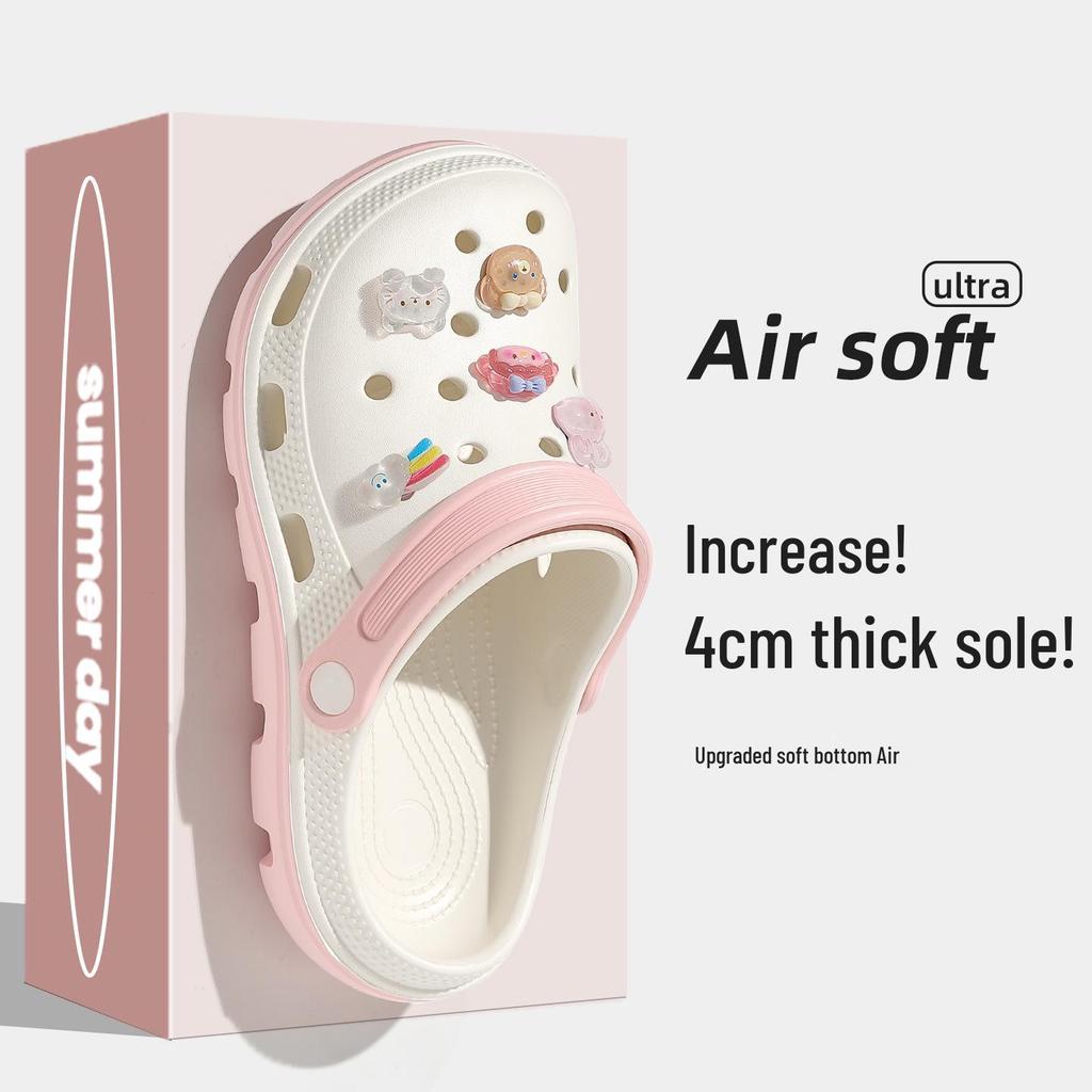 Breathable Non-slip Clogs: Men's & Women's Summer Shoes with Arch Support & Thick Sole