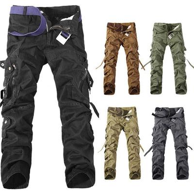 Camouflage Pants Men Camping Hiking Army Combat Military Trousers Casual Jogger Cargo Plus Size