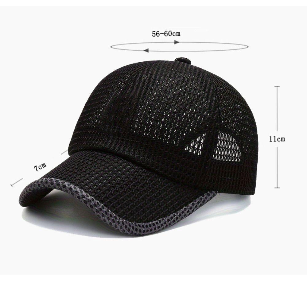 Adjustable Summer Baseball Cap Quick Dry Sunscreen Hats  For Man Women Unisex