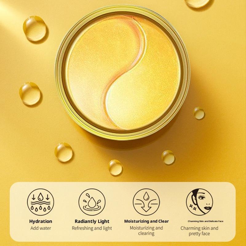 Gold Glittering Moisturizing Eye Mask Moisturizing Fade Eye Lines Fine Lines Dark Circles Moisturizing Eye Patch