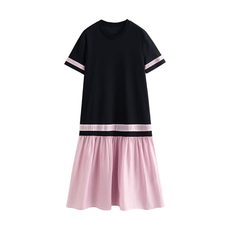 Chuyu Color Block T-Shirt Dress
