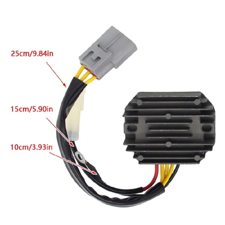 Replacement Rectifier Motorcycle Accessories Easy Installation Motorcycle Voltage Regulator Rectifier for Tohatsu MFS25