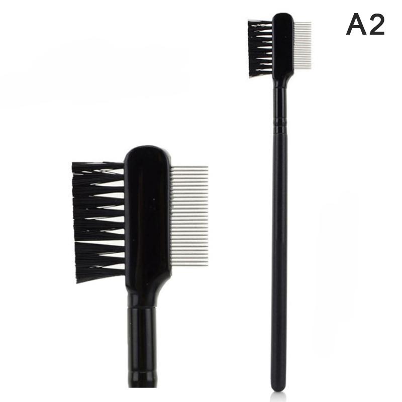 

Eyebrow Comb Eyelash Brush Steel Teeth Dual-Comb Extension Brush Metal Comb