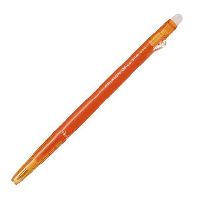 Pilot Pix FriXion Ballpoint Slim Pix cu Gel Ștergibil LFBS180UF10O 0,38mm, Portocaliu, Set de 10 Bucăți,