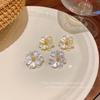 French Style Camellia Women's Earrings - Spring/Summer 2025 Trend: Elegant, Versatile, Super Fairy Design