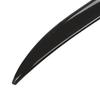 Qiilu Rear Trunk Spoiler Car Rear Trunk Spoiler Roof Wing Grip Glossy Black Rubber 120x4cm / 47.2x1.6in Universal Double-Sided Adhesive Included