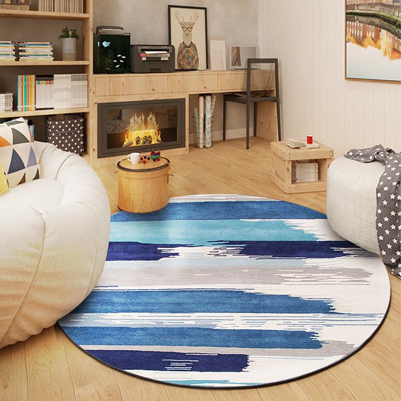 Wohnzimmer Runder Teppich Geometrisch Abstrakt Couchtisch Sofa Teppich Zuhause Schlafzimmer Bettvorleger