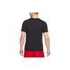 Jordan T Shirts Men's Black Crew Neck Moderate Straight Fit CZ8395-010