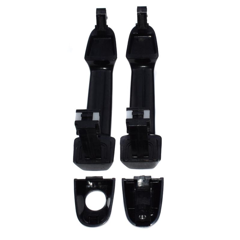 82651-2H000 82661-2H000 Front Left Right Exterior Door Handle Fit for Hyundai Elantra GLS Sport Touring Black Plastic