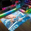 Erling Haaland Design Crystal Velvet Carpet Cozy Non?Slip Printed Rug For Bedroom Living Room Entrance