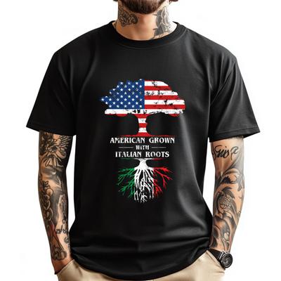 For Italian Americans Camisetas T Shirt Men Printed On Graphic Tees Unisex Anime T Shirts England Style