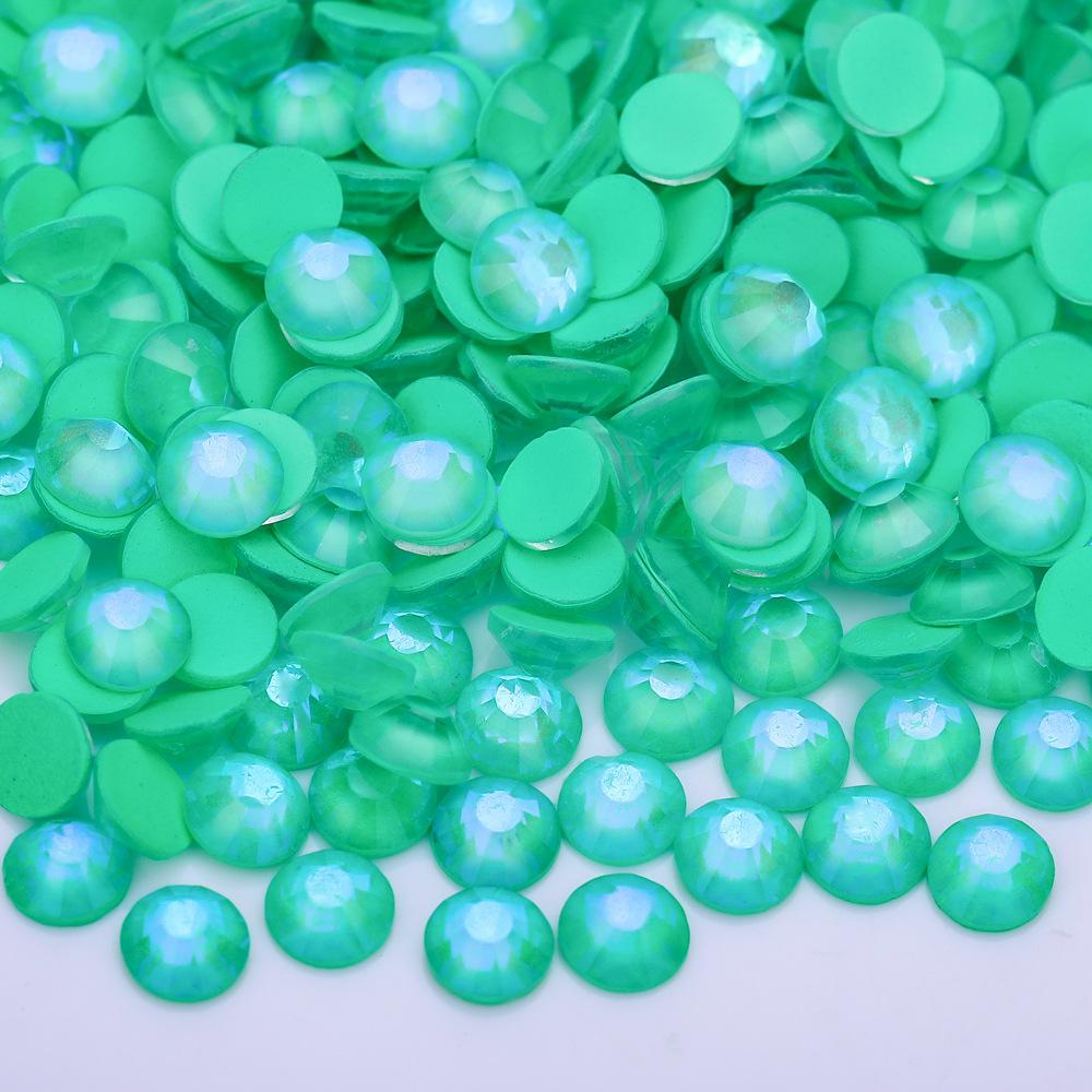 Diamante Fluorescente Morbido Vetro Aurora Strass al Vetro Neon, Gioielli Luminosi per Nail Art Accessori per Unghie Cellulari