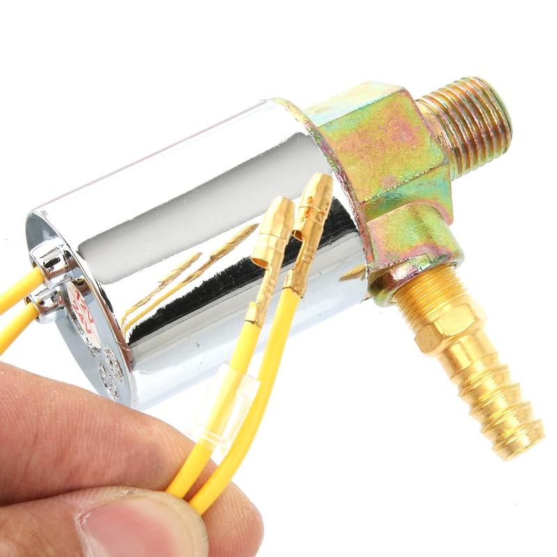 Electric Air Solenoid Valve All Metal 12V 24V 1/4 Inch Fitting for Heavy Duty Vehicle Air Systems