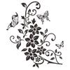 Butterfly Flower Bathroom Toilet Laptop Wall Decals Sticker Home Decoration Switch Sticker Tv Background Wall Decorative Paper