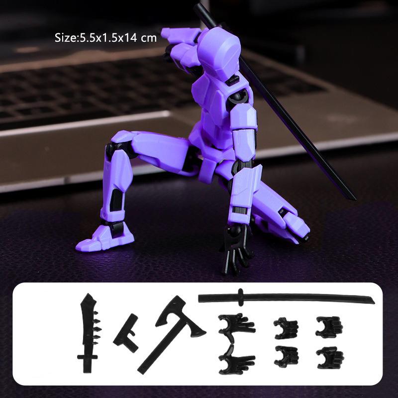 

Titan Dummy 13 Action Figures 3D Printed Mannequin Multi-Jointed Movable Shapeshift Robot Assembly Model Toys For Kids Adult