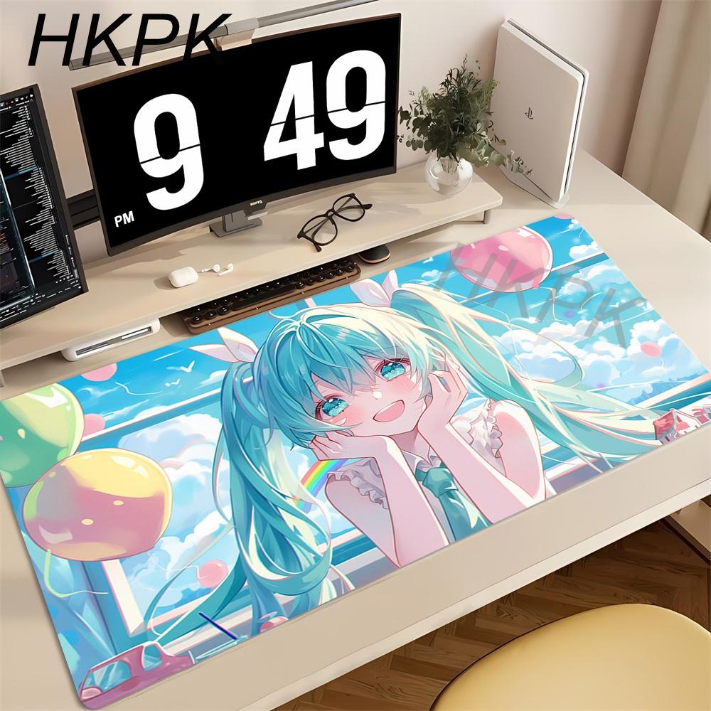 Mouse Pad H-hatsune Miku Multi Mousepad Large Size Gamer Keyboard Desk Mats Extended Mausepad Office PC Gaming Accessories Mat