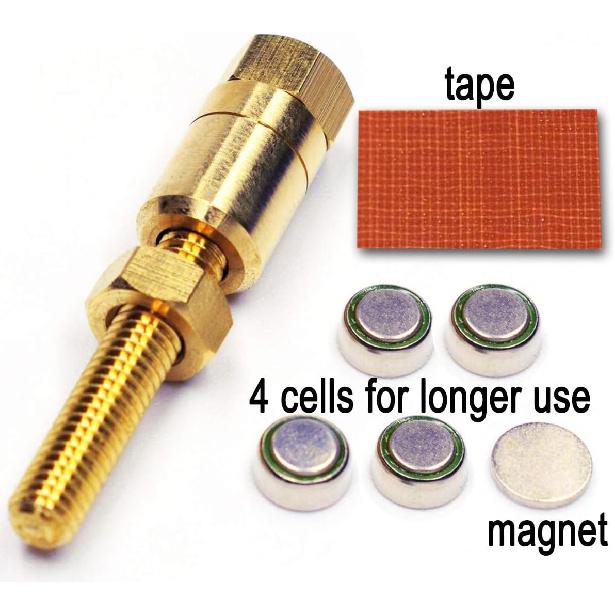 OUERMAMA Nut Off Bolt Magic Tricks with Video Tutorial Autorotation Rotating Screw Magic Props Close Up Gimmick Tricks Magic Toys