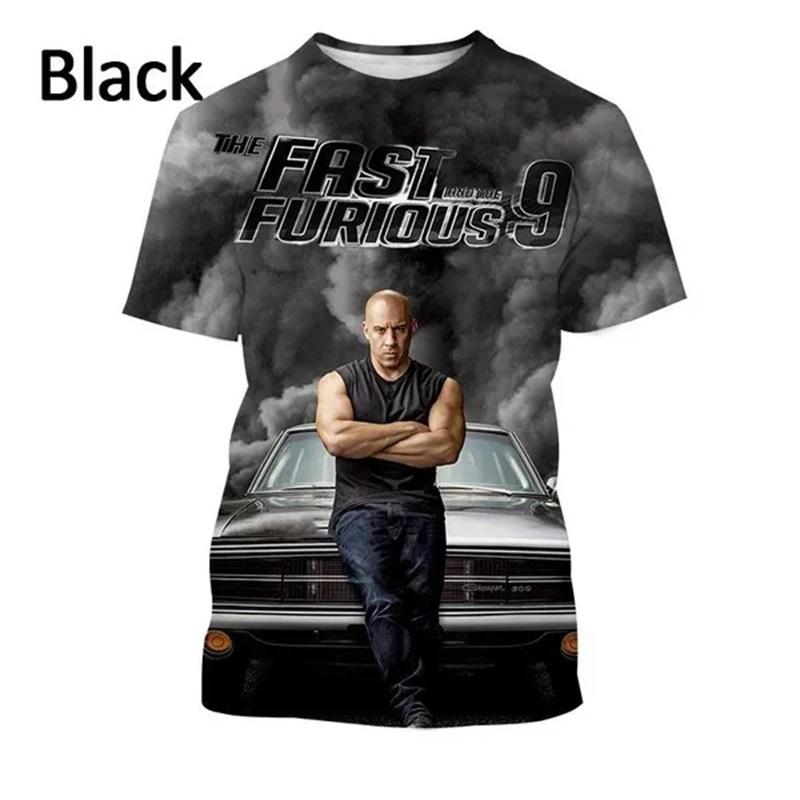 T-shirt for Men Women 3D Printed Short-sleeved Casual Movie Unisex Tees Shirt Personality Racing Tshirts