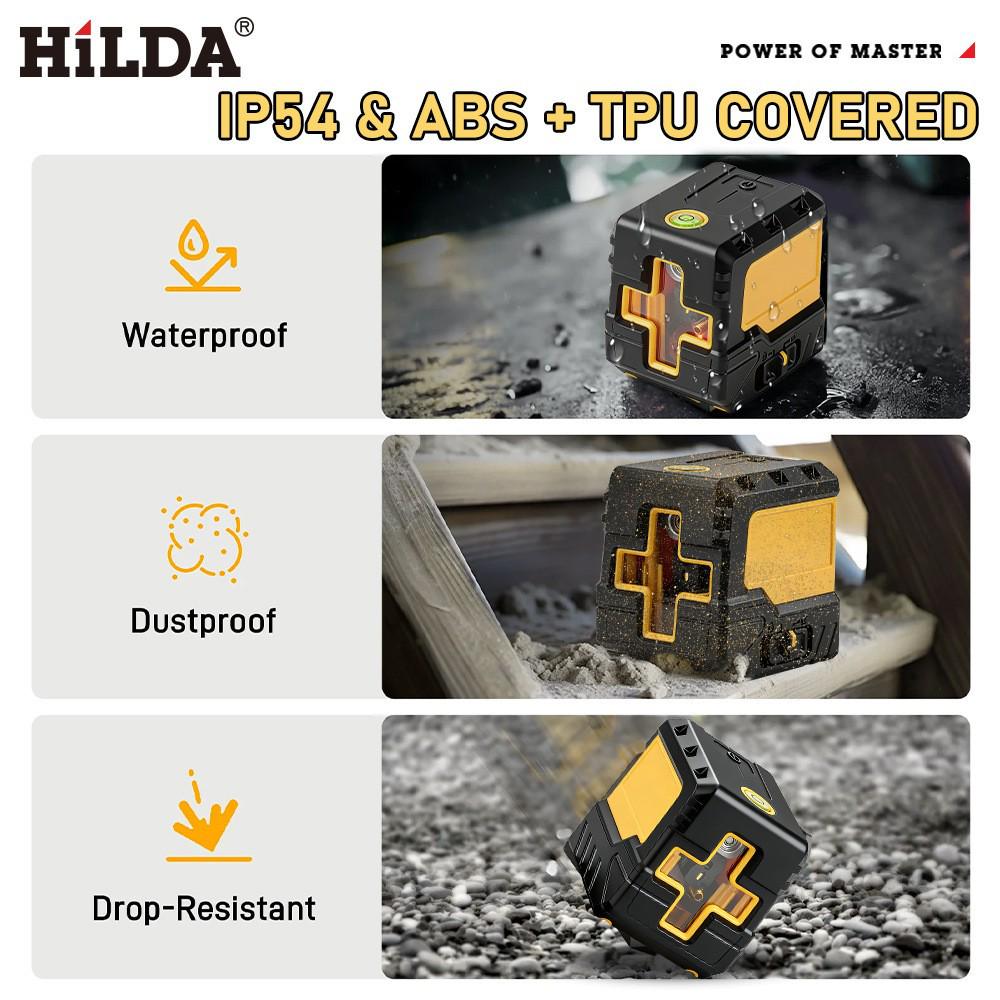 Compact Portable Laser Level: Mini Auto-Leveling with Strong Green Laser Lines