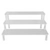 Acrylic Display Riser 3 Tier Cupcake Stand Riser for Perfume Figures Collections Cosmetic Products Tabletop Use