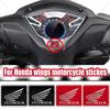 Motorcycle Stickers for Aluminium Alloy Heat-resistant Motorcycle Stickers Scooter Refit Decorative Decals