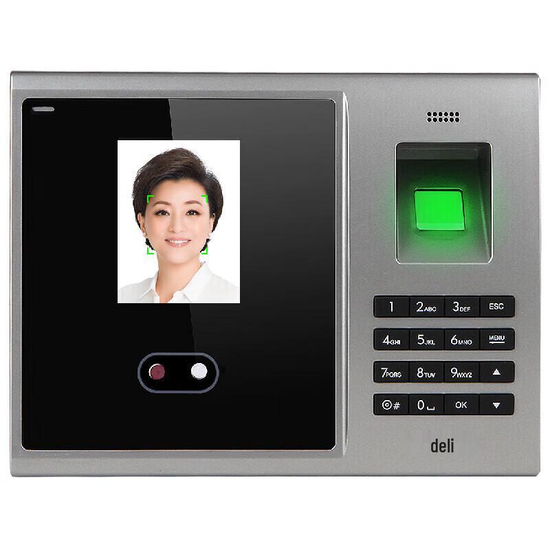 Deli 3749 Facial & Fingerprint Biometric Time Clock