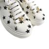 Great LOUIS VUITTON Sneakers timeout line Monogram star Leather White Canvas Used