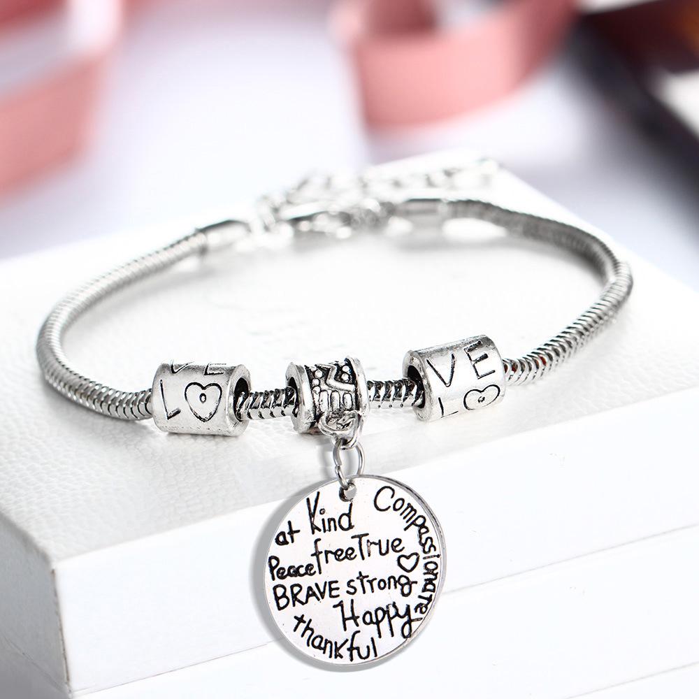 Bracciale in Lega Familiare Inciso per Parentela