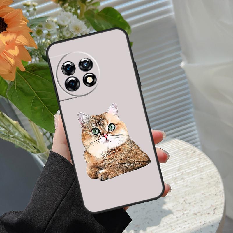 British Shorthair Cat Case For OnePlus 15R 15 13R 12R 10R 13 13T 12 11 10 10T 8T Nord CE 5 2 3 4 Lite N20 N30 Cover