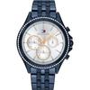 Ari Silver Dial Blue Metal Strap Ladies' Quartz Watch 1782003