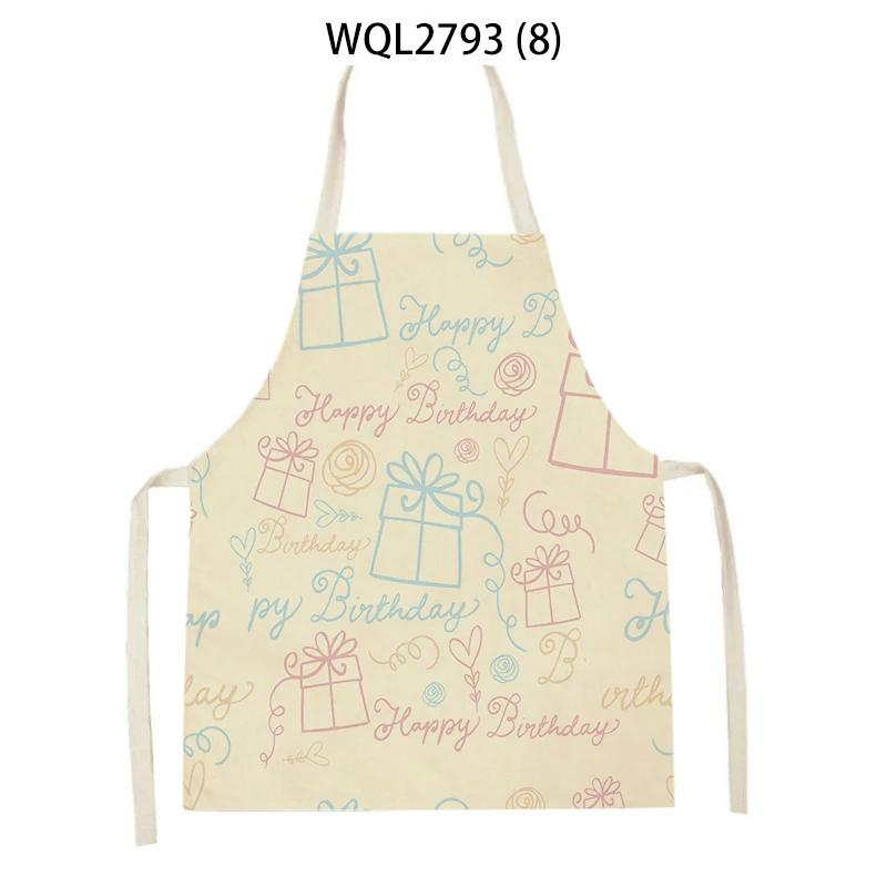 Cute Gifts Pattern Sleeveless Kitchen Aprons Home Decor Baking Accessories Household Cooking Pinafore Cleaning Tool Delantal