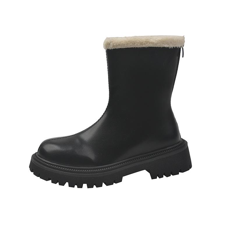 Women's Retro Western Chunky Heel Cowboy Boots: 2025 Round Toe Fashion Style