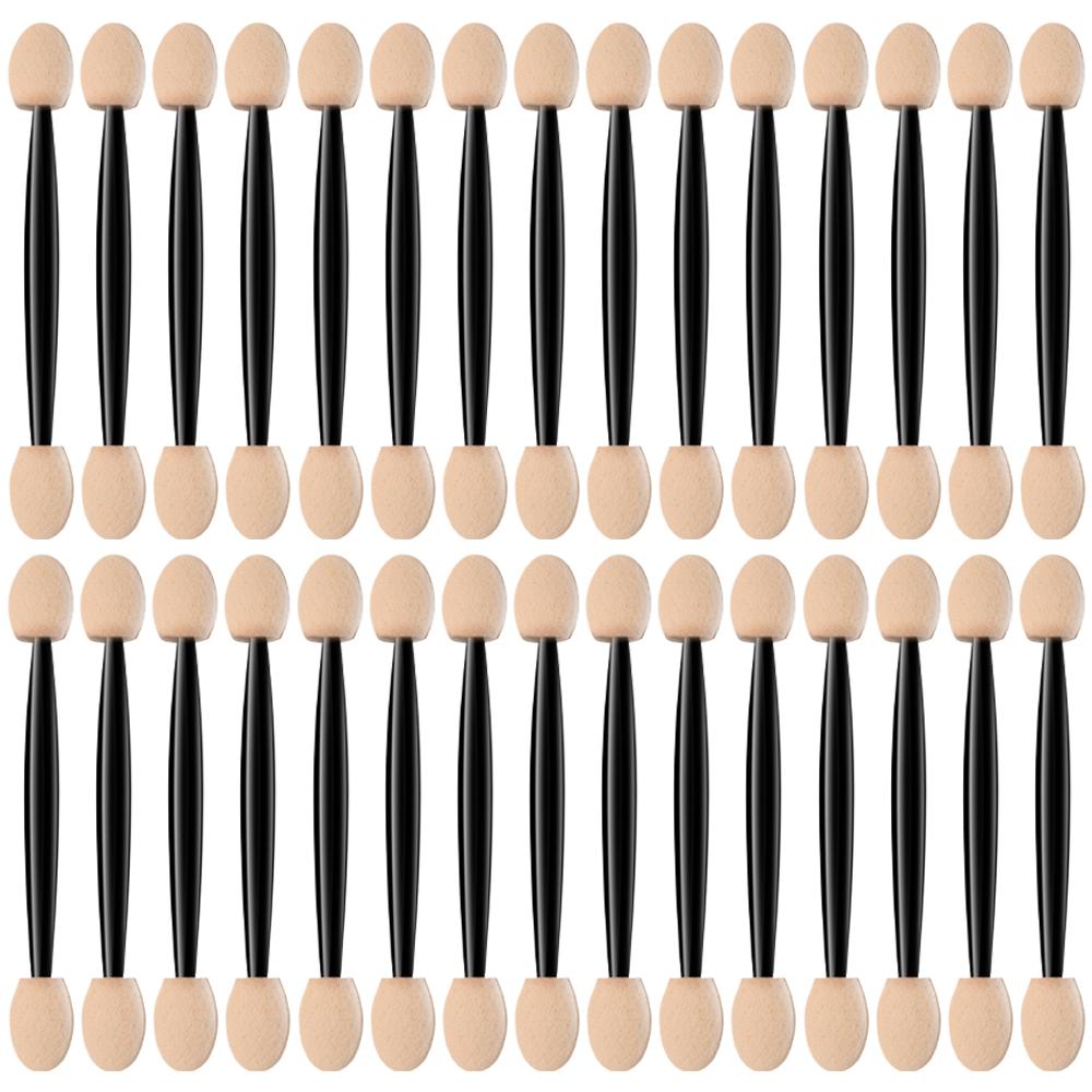 

Зеркальная кисть для пудры, 40 шт. для блестящих ногтей, хромированная зеркальная пудра для ногтей, инструмент для дизайна ногтей, двухсторонняя губка, кисти