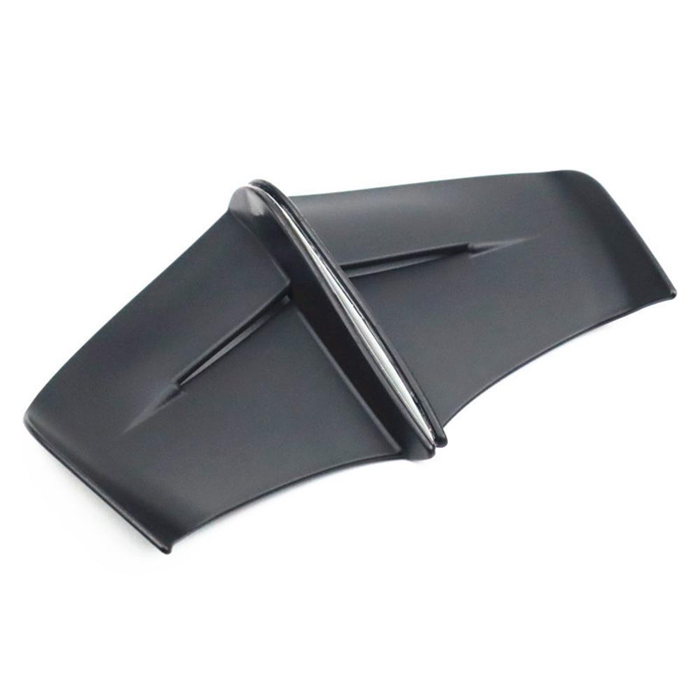 Universal Motorcycle Scooters Winglets Aerodynamic Spoiler Wing Kit Matte Black