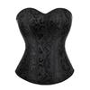 Top Corset Feminino Preto com Zíper Justo
