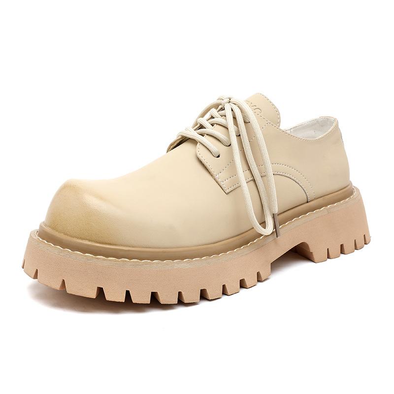 Pánská móda svatební párty šaty platformové boty šněrovací derby boty černé bílé originální kožené tenisky gentleman obuv pánská