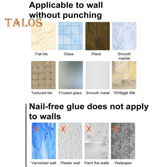 Kitchen Cutlery Holder Wall Mounted Cutter Holder with Hooks Carbon Steel Cutter Storage Rack for Spoon Chopsticks Rust-Resistant Kitchen Utensil