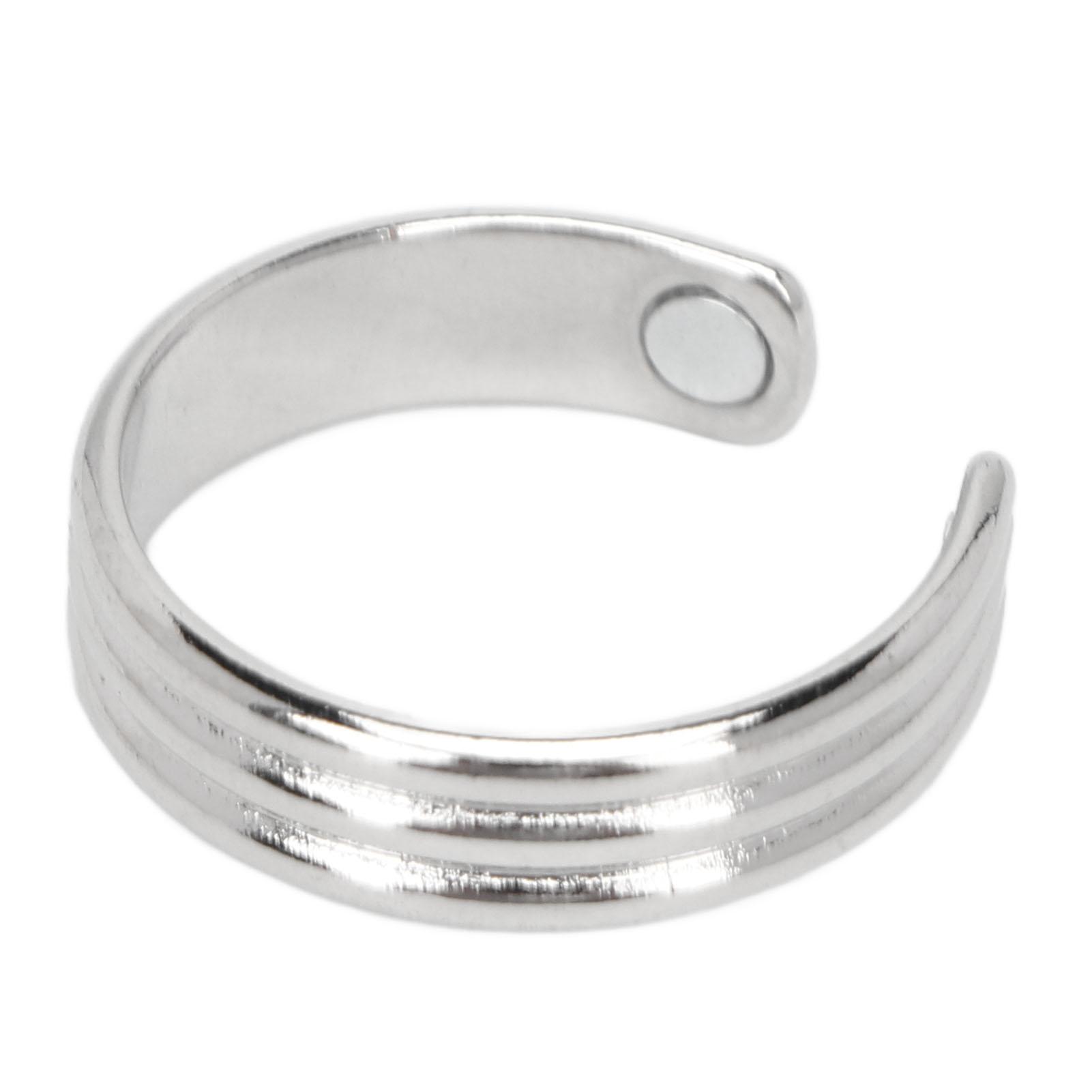 

Мужское женское металлическое магнитное кольцо элегантное регулируемое кольцо для снятия усталости и боли в суставах ювелирные изделия